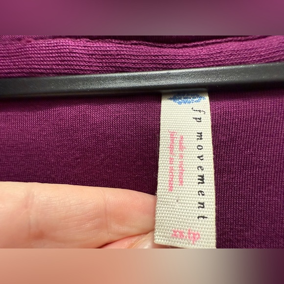 Free people movement Nantucket teddy fleece in Açaí XS - Picture 5 of 5